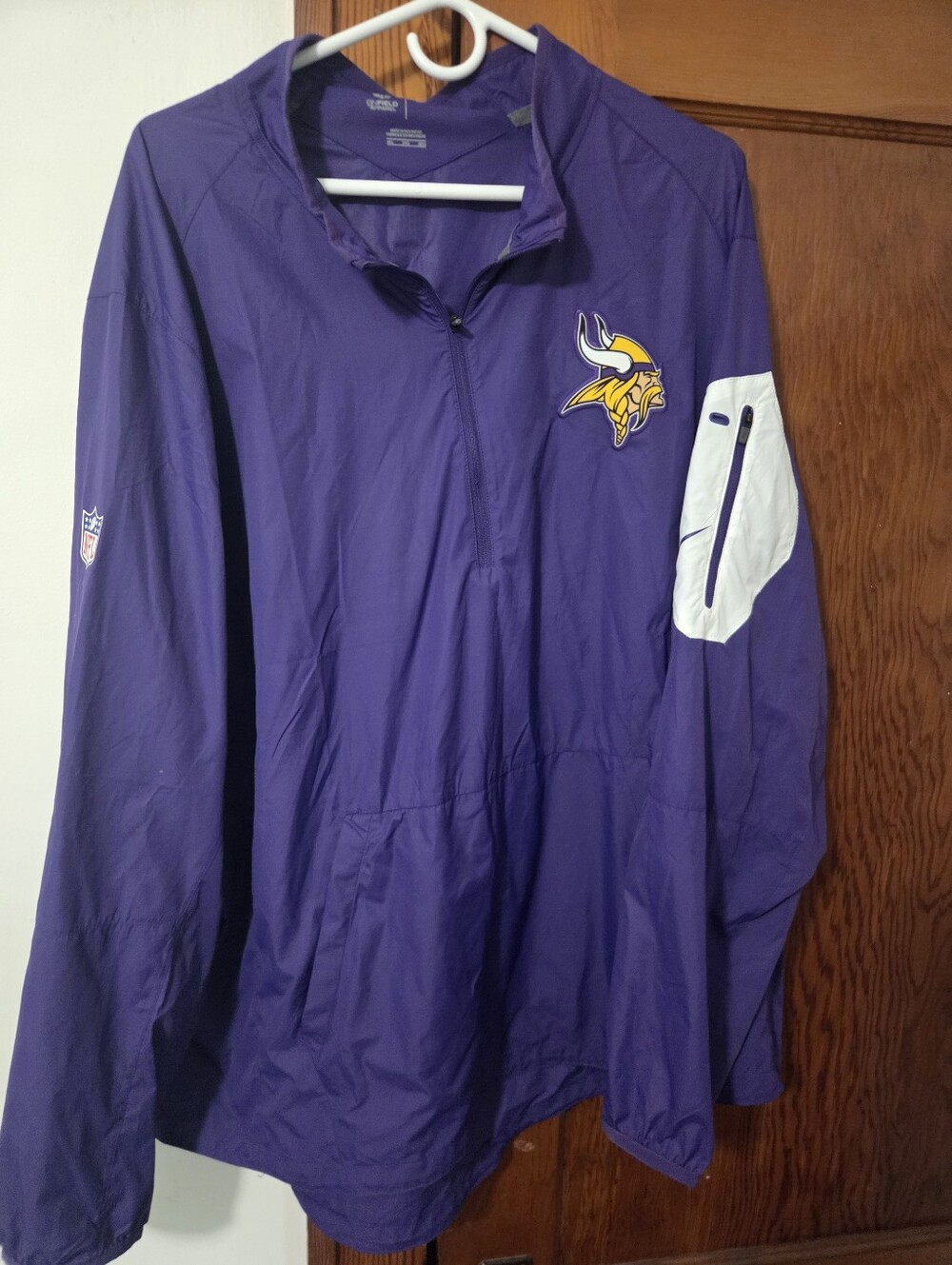 Minnesota Vikings Purple Pullover Windbreaker Nike Jacket Men's 3xl